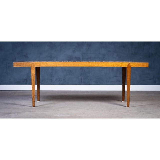 Severin Hansen Rectangular Rosewood Coffee Table attributed to Severin Hansen for Haslev Møbelfabrik, 1960 For Sale - Image 4 of 9
