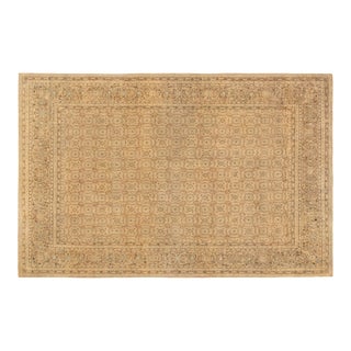 1900 Antique Turkish Sivas Oriental Carpet, in Room Size w/ Rosettes For Sale