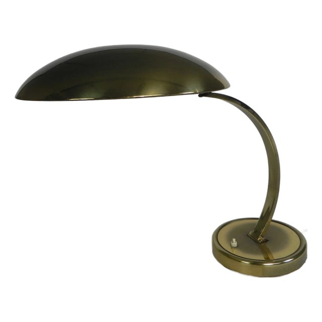 Bauhaus Brass Model 6751 Desk Lamp by Christian Dell for Kaiser Leuchten, 1930s For Sale