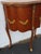 French Carved Flower Inlay Nightstands Side End Tables a Pair 6616 For Sale - Image 4 of 18