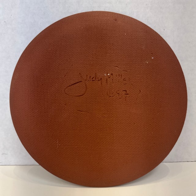 Ceramic Judy Miller Plate, 1987 For Sale - Image 7 of 7