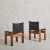 Italian 'Monk' Chair in Black Leather by Afra & Tobia Scarpa, 1974 For Sale - Image 9 of 14