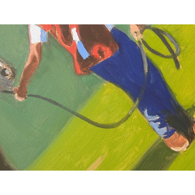 Long Walk to the Track Expressionism Oil Painting For Sale In Chicago - Image 6 of 7
