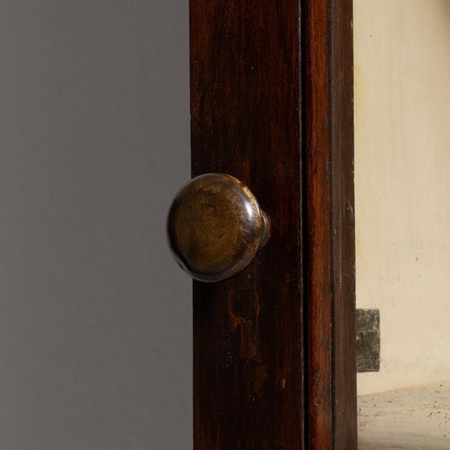 French 19th Century France Red Wood Display Cabinet For Sale - Image 3 of 11