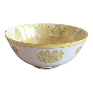 Vintage Andrea by Sadek Chrysanthemum Console Bowl For Sale