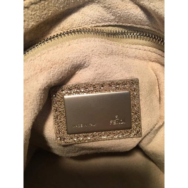 Fendi Gold Leather Wrapping StrapsShoulder Bag For Sale - Image 9 of 11