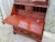 Traditional Antique Georgian-Style Secretary Desk With Bookcase Hutch – Mirrored Doors & Drop-Front Writing Surface For Sale - Image 3 of 9