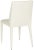 18'' Leather Side Chair in White - a Pair For Sale - Image 4 of 6
