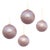 2020s Iridescent Beaded Glass Ornament (Set of 4) For Sale - Image 5 of 5