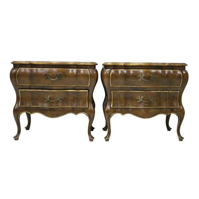 Bombay Style Nightstands Pair Chairish