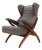 Mid-Century Modern Italian Lounge Chair in Wool and Ash by Franco Albini for Arflex, 1950 For Sale