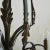 Black Large + Elegant French Iron Work Chandelier, 1920s For Sale - Image 8 of 11