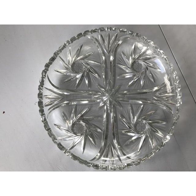Hand-Cut Crystal Plate, 1970s For Sale - Image 4 of 18