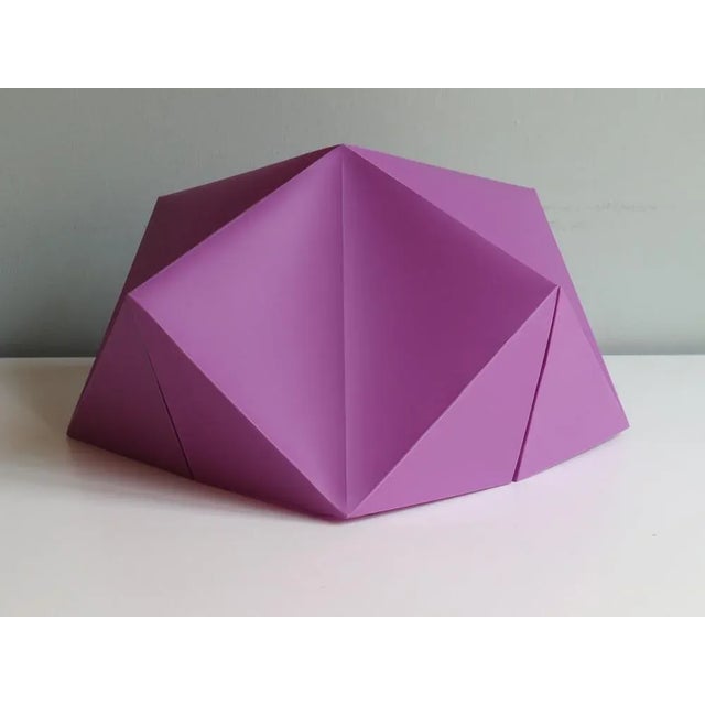 Purple Dutch Plastic Atlas 24 Ceiling Wall Lamp by Woja, 1960s For Sale - Image 8 of 8