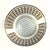 1980s Large Vintage 22k Gold Embellished Glass Canella Ice Bowl by Culver LTD For Sale - Image 5 of 11