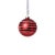 Add a festive touch to your seasonal décor with this set of 6 matte glass ball ornaments, each detailed with a charming...