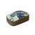 Chinese Chinese Old White Base Blue OldMan Graphic Porcelain Art Pewter Box For Sale - Image 3 of 7