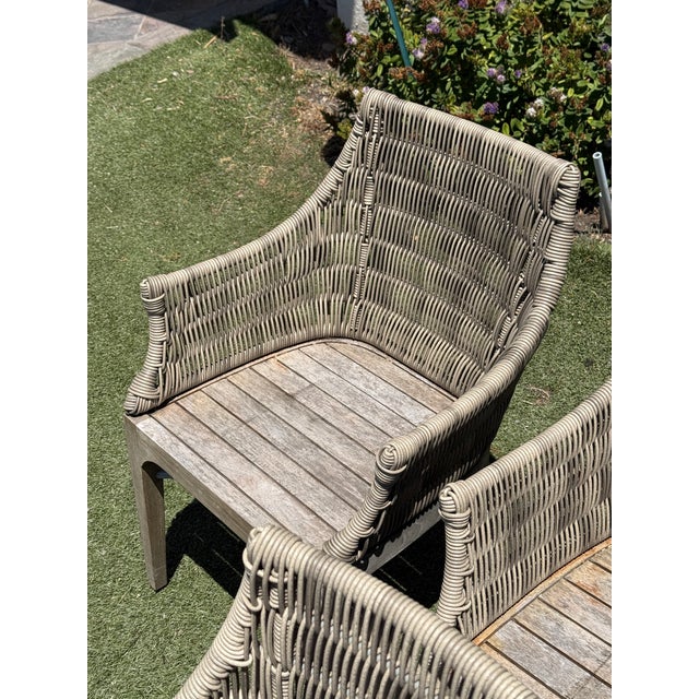 Wood Terra Furniture Madera Outdoor Dining Chairs, Set of Four For Sale - Image 7 of 12