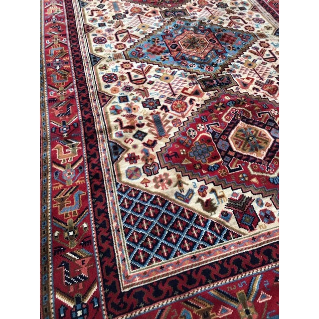 Vintage French Shiraz Rug, 1950s For Sale - Image 6 of 16