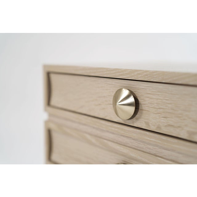 Stacked Bedside Tables in Limed Oak - a Pair For Sale - Image 12 of 16