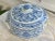 This exquisite vintage Chinoiserie round bowl with lid and handles is an essential addition to your Asian-inspired decor....