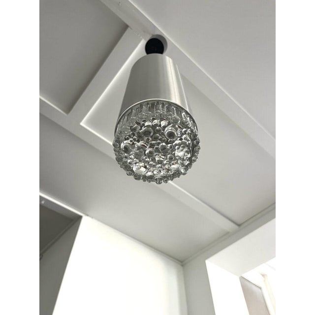 Brushed Metal Pendant Lamp by Staff Leuchten, Germany, 1970s For Sale - Image 3 of 16