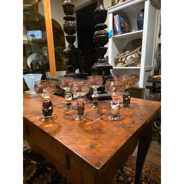1940s Vintage German Figural Glasses For Sale - Image 5 of 13