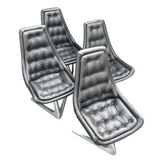 Chromecraft Swivel Chairs, 1966, Set of 4 For Sale