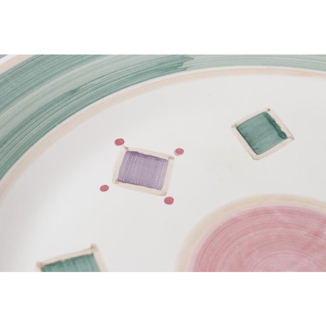 Postmodern Early 20th Century Italian Hand Painted Caleca Belvidere Platter For Sale - Image 3 of 10