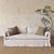 Veles Slip Covered Sofa in 100% Pure Thick Belgian Linen- Greige For Sale In Los Angeles - Image 6 of 8