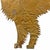 Brass Vintage Hammered Brass English Setter Weathervane For Sale - Image 8 of 14