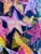 "Starry Night" is a vibrant joy filled constellation of color. It radiates movement and energy. Bursting with pink, yellow...