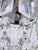 1950s Vintage Crystal Basket Chandelier With Brass Rim For Sale - Image 5 of 8