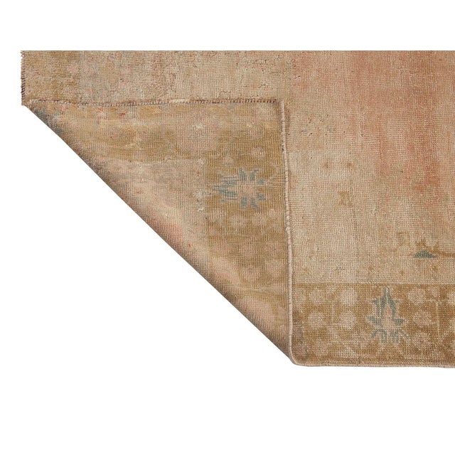 Mid 20th Century Faded Large Vintage Turkish Kars Rug For Sale - Image 5 of 6