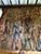 1950s Mid 20th Century Earth Tone Hunting Scene Wool Tapestry For Sale - Image 5 of 12