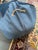 Nautical Two Toned Denim Lounge Bean Bag Chair For Sale - Image 9 of 12