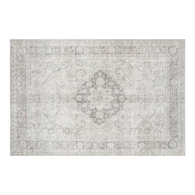 1960s Turkish Oushak Rug For Sale