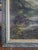 Antique 19th Century Oil Painting Moody Woodland Landscape With Deer For Sale - Image 12 of 15