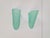 Vintage Triangular Conical Wall Sconces in Green Frosted Glass from Lumal-It, 1990s, Set of 2 For Sale - Image 9 of 16