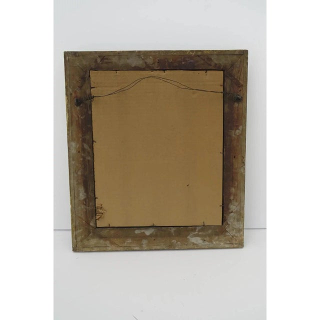 19th Century Gilt Gesso Wood Mirror Rectangle Frame Non Directional For Sale - Image 9 of 10