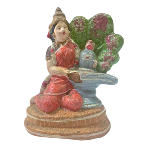 Antique Indian Snake Handler Deity Figurine