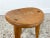 Vintage Studio Crafted Three Legged Stool in Oak For Sale - Image 9 of 12