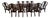 1980s Kindel Complete 11-Piece Chippendale Mahogany Dining Suite For Sale