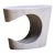 Stefan Gulassa Solid Marble 'C' Side Table For Sale