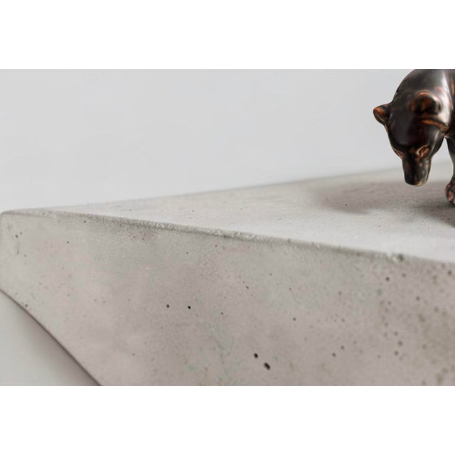 Large Flambé Glazed Stoneware Bear Figurine by Knud Kyhn for Royal Copenhagen, 1950s For Sale - Image 10 of 17