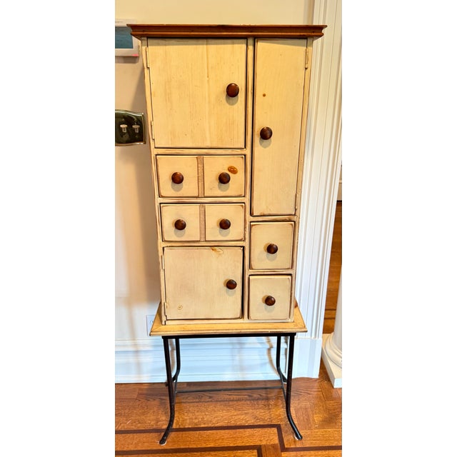 A very nice & versatile tall storage multi-drawers' cabinet, Possibly Habersham Plantation Furniture Co. Definitely an...