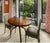 Beautiful matching pair of French-inspired dining chairs. These classic Louis XVI-style chairs feature attractive soft...
