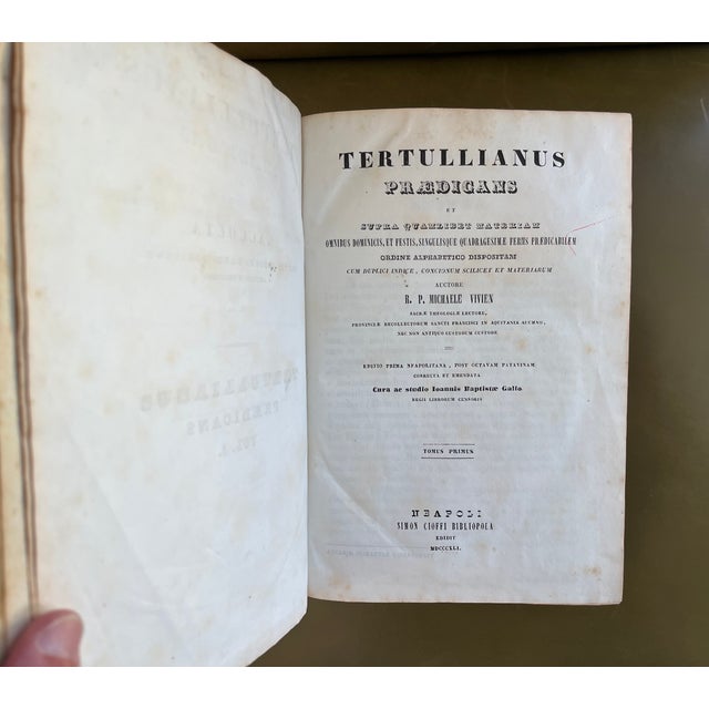 Fine Leather Bindings - The Raccolata - Books in Vellum Published Naples, Italy Circa 1841 - 3 Volumes For Sale - Image 12 of 18