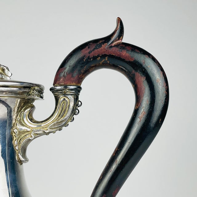 Antique Silver Plated Coffee Pot from Christofle For Sale - Image 11 of 15