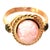 Modern 14 Karat Yellow Gold Cameo Ring With Stones For Sale - Image 3 of 11